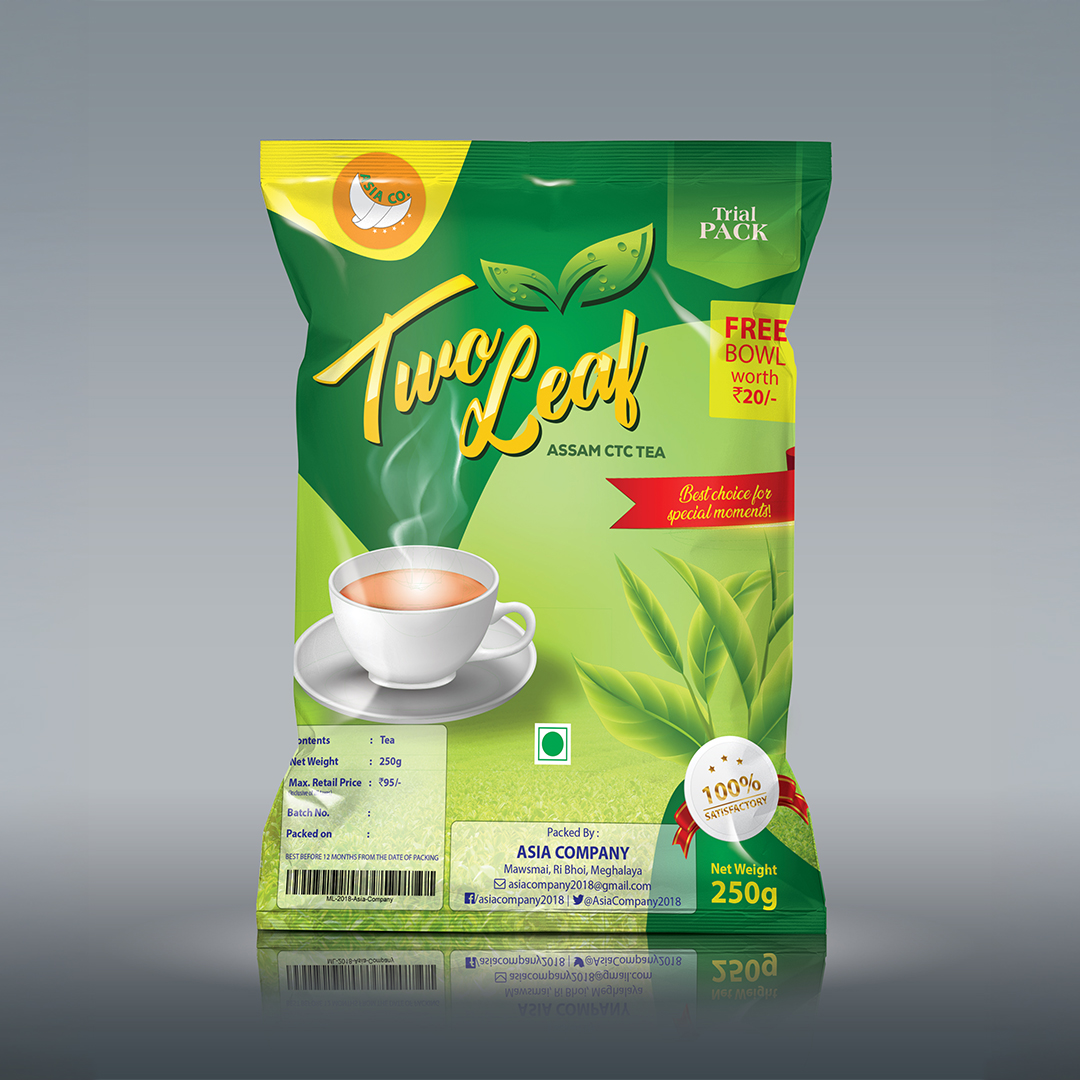 Two Leaf Tea Packaging